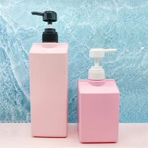 500ml 1000ml Pink Hand Foaming Plastic Cleaning Hand Wash Soap Liquid Bottles