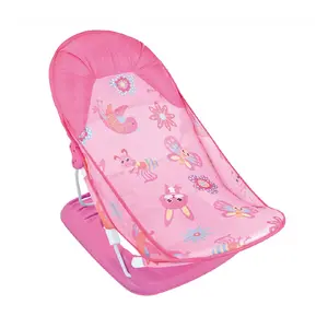2 In 1 Multi-purpose Pink Non-slip Baby Bath Support Seat Infants Baby Bath Tub Chair For Babies