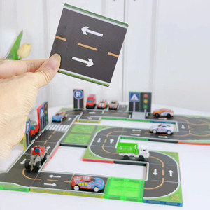 Blocchi Magnetici da Costruzione MNTL per Bambini, Accessori per Strade e Ferrovie, Giocattoli Creativi per la Città - Product Image 1