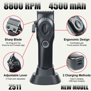 Máquina <span class=keywords><strong>de</strong></span> <span class=keywords><strong>Cortar</strong></span> <span class=keywords><strong>Cabello</strong></span> Profesional, Cortadora <span class=keywords><strong>de</strong></span> <span class=keywords><strong>Cabello</strong></span> con Cuchilla DLC, Máquina <span class=keywords><strong>de</strong></span> Afeitar Eléctrica <span class=keywords><strong>para</strong></span> Cabeza - Product Image 2