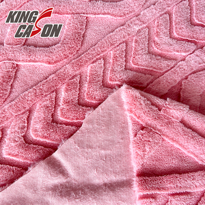 KINGCASON Manufacturer Wholesale Customized Design High Color Fastness 100% Polyester Cutting Rabbit Fur for Cloth and Blanket - Product Image 4