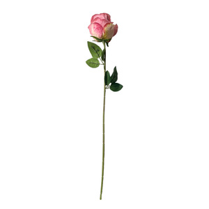 Rosa Artificial de Seda, Color Rosa Oscuro, Rosa Claro, Rosa Pálido, Alta Simulación, Decoración para Bodas y Hogar, Accesorios de Fotografía, de Fábrica - Product Image 5