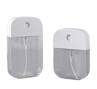 Bouteille de gel désinfectant pour les mains en silicone personnalisée avec logo, mini format, en plastique, avec clip, conteneur de carte, vaporisateur, pour adultes