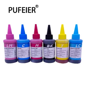 6 Kleuren 100Ml Fles Bulk Universele Kleurstofinkt Navulling Kits Compatibel Voor Epson Canon Hp Broer Inkjet Printer Vul Kleurstofinkt