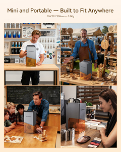 ATOMSTACK <span class=keywords><strong>Atelier</strong></span> 12W porta di sicurezza macchina per la marcatura Laser con macchina fotografica ad alta precisione palmare chiusa a mano macchina per la marcatura Laser - Product Image 6