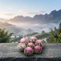 Thé de fleurs séchées chinoises 100% artisanales, marque Fenglai Chaotang, 1kg, origine Yunnan, en vrac