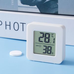 Termómetro Digital, Medidor de Temperatura y Humedad Interior, Pantalla LCD Grande, Funciona con Batería, Plástico, Uso Doméstico - Product Image 1