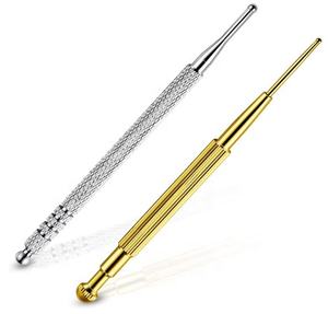 Punta <span class=keywords><strong>de</strong></span> <span class=keywords><strong>acupuntura</strong></span> retráctil para oreja y cuerpo, lápiz <span class=keywords><strong>de</strong></span> acero inoxidable, masajeador para la salud Personal, Coche - Product Image 3