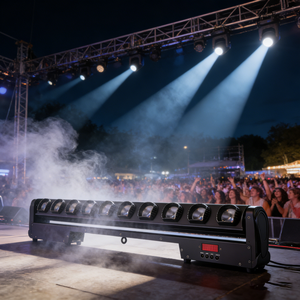 Luces LED de Alta Calidad para Escenarios, Discotecas, Bares, Fiestas y Clubs Nocturnos, con Cabezal Móvil de Haz RGBW de 15W, Efecto Ojos, de Metal y Plástico - Product Image 3