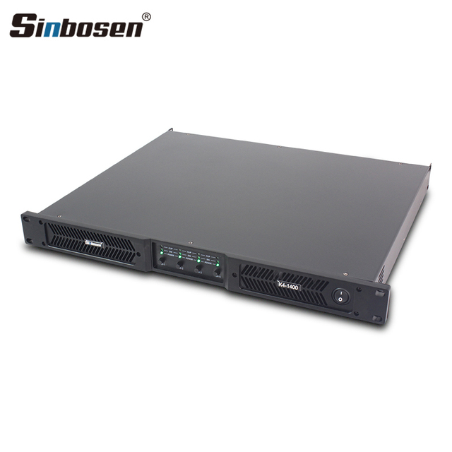 K4-1400 Amplificadores Class d Karaoke 4channel 1000 Watts Professional Power Amplifier