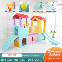Tunnel de jeu pour bébé, toboggan en plastique pour enfants, équipement de terrain de jeu intérieur pour usage en intérieur, autres parcs d'attractions