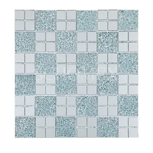 Vente en gros de carreaux de mosaïque en verre Schomex carrelage de mosaïque en verre mural miroir en cristal