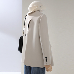 Chaqueta de traje profesional de gran aspecto para mujer, nueva chaqueta de traje informal de un solo pecho en otoño de 2025 - Product Image 6