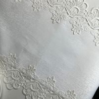 Nappe longue en dentelle jacquard brodée de style européen, tissée, moderne, anti-taches, pour la maison, très vendue à l'international