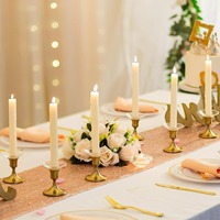 Bobeches en verre pour chandeliers, protège-gouttes de bougie de mariage, anneaux anti-gouttes pour bougies coniques, attrape-cire