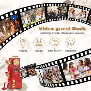 Livre d'Or Audio Vidéo de Mariage Téléphone Mural Antique avec Caméra pour Anniversaires et Remises de Diplômes - Product Image 3