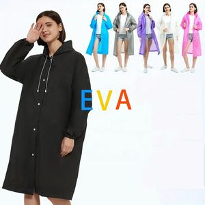 معطف مطر EVA مخصص الشعار للاستخدام الخارجي، غطاء مطر محمول، بونشو مطر قابل لإعادة الاستخدام ومقاوم للماء، سترات مطر للمخيمات - Product Image 6