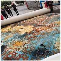 Tapis de sol en nylon imprimé 3d, 5 m, pour salle de jeu, cinéma, banquet, hôtel, mur to mur, fabrication chinoise
