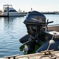 Vente directe du fabricant, moteur hors-bord à essence 30 ch, 4 temps, moteur de bateau de pêche en plein air avec réservoir de carburant de 24 l
