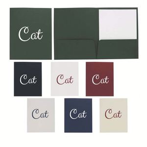 Carpeta A5 de Hojas Sueltas de Papel de Lino Promocional Personalizada - Product Image 1