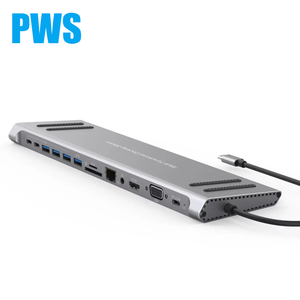 13 Trong 1 Đa Chức Năng <span class=keywords><strong>USB</strong></span> <span class=keywords><strong>Adapter</strong></span> 4 Cổng <span class=keywords><strong>USB</strong></span> 2.0 3.0 TF SD Loại C Hub Pd Nhanh Chóng Sạc Docking Station Cho MacBook Máy Tính Xách Tay - Product Image 6