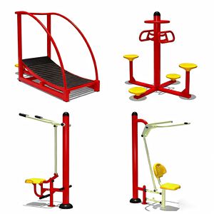 Équipements de fitness en plein air dans les parcs communautaires, les places publiques et les quartiers. Vente directe d'usine de sentiers de fitness en plein air. - Product Image 6
