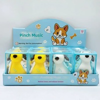 Jouet à presser anti-stress en forme de lapin ou chiot de dessin animé, gadget de décompression pour le bureau, ornement décoratif unisexe, à partir de 5 ans