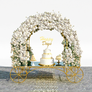 Gold Stainless Steel Modern Home Bar & Kitchen Dessert Candy Bar Cart <b>Party</b> Decoration - Product Image 1