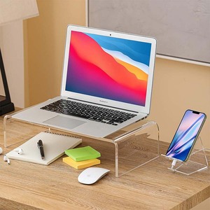 Acrylic Hiển Thị Booster Chất Lượng Cao Acrylic Màn Hình Đứng Trong Suốt Máy Tính Xách Tay Đứng Cho Văn Phòng Và Nhà - Product Image 4