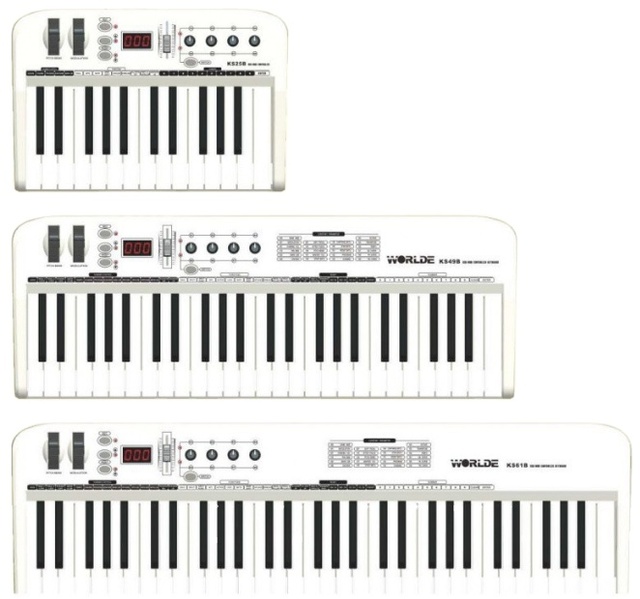 Professional 49 Key MIDI Keyboard Controller DJ Studio Recording Beat Making  OEM/ODM Support