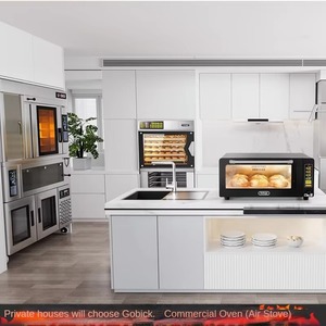 Thương Mại Tư Nhân Mở Lò Nướng Lò Chuyên Nghiệp Lớp Lò Công Suất Lớn Bánh Mì Nướng Với Slate Nhà Lò Nướng Điện - Product Image 5