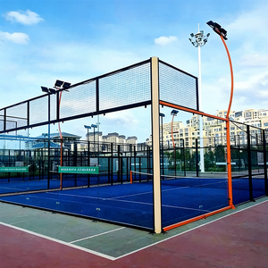 รั้วสนามแพเดิลกลางแจ้งป้อง<span class=keywords><strong>กัน</strong></span>รัง<span class=keywords><strong>สี</strong></span>ยูวี อายุการใช้งานยาวนาน พร้อมสี RAL ที่ปรับแต่งได้ สำหรับโรงเรียนและสวนสาธารณะ - Product Image 5