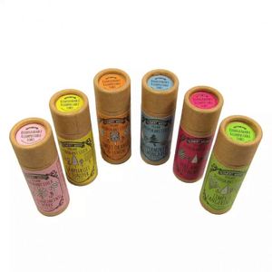 Sinh thái thân thiện tùy chỉnh khử mùi dính giấy ống bao bì Lip Balm <span class=keywords><strong>container</strong></span> Ống - Product Image 1