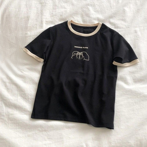 Camisetas de Verano para <span class=keywords><strong>Mujer</strong></span>, las Más Baratas, Ligeras (180g), Estampadas, Venta <span class=keywords><strong>al</strong></span> <span class=keywords><strong>Por</strong></span> <span class=keywords><strong>Mayor</strong></span> - Product Image 6