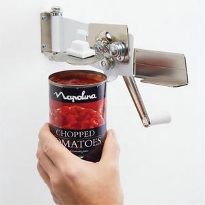 HM-CO008-abridor de latas Manual, Manual, comercial, con imán, Color blanco - Product Image 5