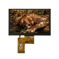 Écran LCD TFT transflectif RGB 5 pouces 800x480 lisible en plein soleil, faible consommation d'énergie, module d'affichage LCD