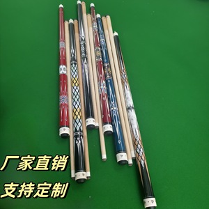 Queue de billard 13 mm à tête large, style chinois, pour billard américain 8 boules et 9 boules, durable pour l'ouverture de jeu - Product Image 2