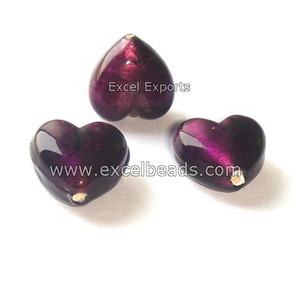 Best Quality 22mm Heart Shape Silver Foiled Glass Beads High-end <b>Crystal</b> Lampwork From Wholesale Supplier Excel Exports - Product Image 6
