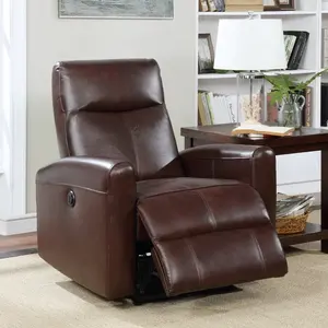 Мебель для гостиной, кожаные кресла Lazyboy с электроприводом, одноместное массажное кресло с откидной спинкой, кресло с USB-зарядкой