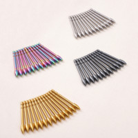 1 pointe de flèche en métal 100/120/140 grains pour tir à l'arc, chasse, pointe de flèche pour flèche de 3,2 mm, accessoire de tir