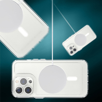 Geüpgradede schokbestendige magnetische TPU+PC kristalheldere hoesjes voor 16 15 14 13 12