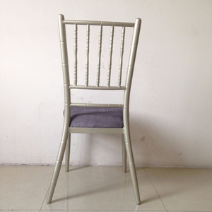 Vente en gros de chaises chiavari empilables pour banquets et mariages JC-A12 aluminium pour l'extérieur dans les hôtels et les restaurants - Product Image 5