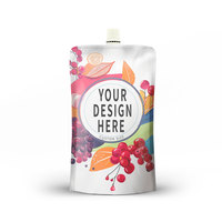 Sachets à bec personnalisés 5 litres de solution de lavage 1L 3L 5 L emballage debout en aluminium avec poignée pour sacs de poche à bec liquide pour détergent