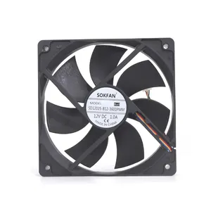 OEM SD12025-B12-3600 12025 12V 120 dc fırçasız fan dc soğutma fanı 120x120x25 120mm x mm invertör eksenel fan