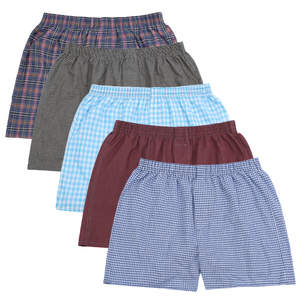 Quần đùi nam chất lượng tốt UOKIN 100% cotton dệt, thoáng khí, họa tiết ca rô, dáng rộng, giá sỉ xuất xưởng. - Product Image 4