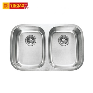 <span class=keywords><strong>Piccolo</strong></span> Durevole doppia ciotola fatta a mano in acciaio inox lavelli <span class=keywords><strong>da</strong></span> <span class=keywords><strong>cucina</strong></span> - Product Image 2
