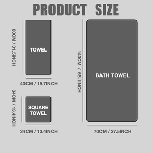 Juego de toallas de algodón de hotel de lujo Sábanas de baño Premium con paños y toallas de mano Logotipo personalizable - Product Image 2