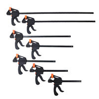 Pince à barre réglable à dégagement rapide pour le travail du bois, pince à barre métallique à commande d'une seule main pour la fixation des pièces, autres outils à main