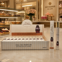 Support de Présentation Durable pour Eau de Parfum Frosted Vial Rose Beige Cocktail Banquet Honeymoon Gala pour Lui & Elle