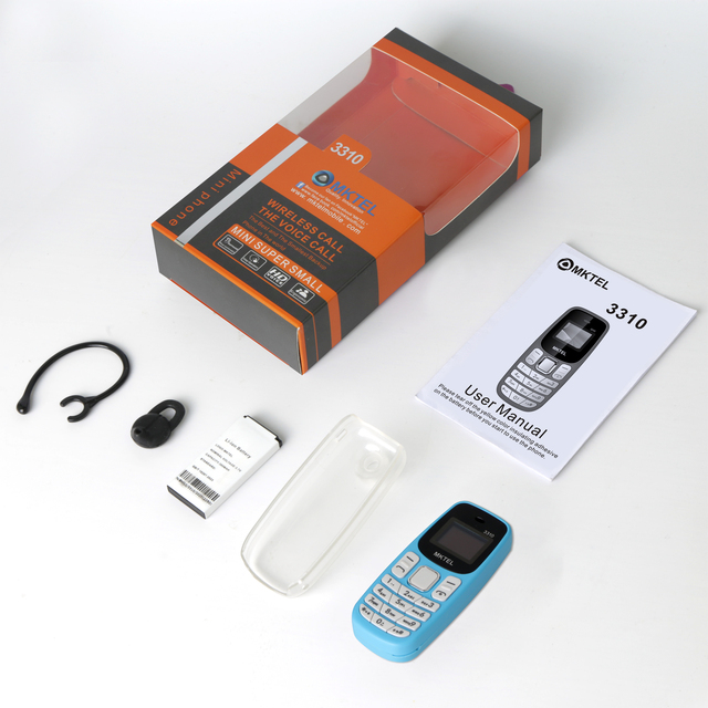 Cheap Unlocked Mini Finger Phone 0.66inch Screen Earphone 2G GSM Feature Dual SIM Card Mobile Phones for Nokia BM10 Cellphone